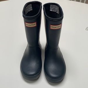 Navy kids HUNTER boots